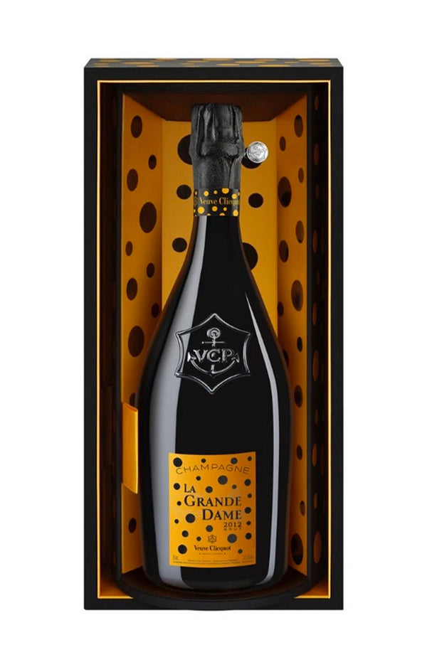 Yayoi Kusama's newest collaboration is with a vintage bottle of Veuve  Clicquot